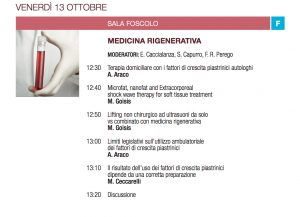 Congresso Agorà Milano – relazioni medicina rigenerativa